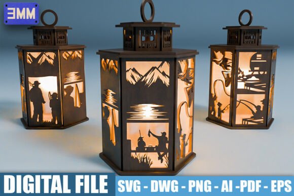 Creating Heartfelt 3D Fishing Lanterns with Laser Cut Files