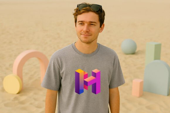 Embracing Creativity with the Modern Geometric 3D Letter H Logo