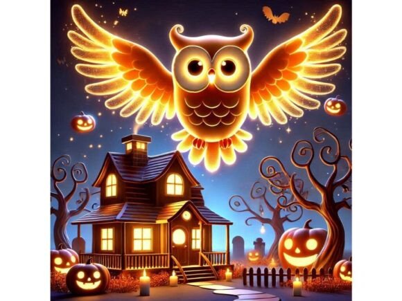 Enhance Your Designs with a 3D Cute Owl