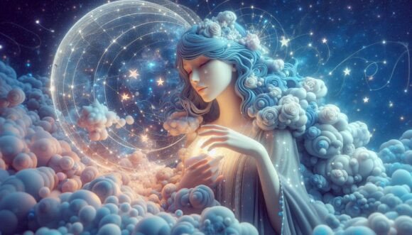 Explore the Magic of 3D Celestial Starlit Clouds