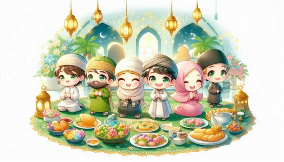 Unlocking Creativity and Versatility with A Bundle of 3D-rendered Chibi-style Kids